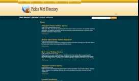 
							         Education > Products and Services - Picktu Web Page Directory								  
							    