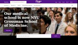
							         Education & Research at NYU Langone Health | NYU Langone Health								  
							    