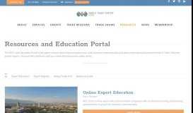 
							         Education & Resources - World Trade Center Utah								  
							    