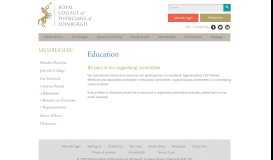 
							         Education | Royal College of Physicians of Edinburgh								  
							    