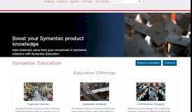 
							         Education Services | Symantec								  
							    