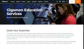 
							         Education Services | Training | Certification | Gigamon								  
							    