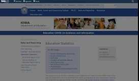 
							         Education Statistics | Iowa Department of Education								  
							    