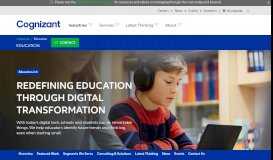 
							         Education Technology Solutions for Personalized Learning | Cognizant								  
							    