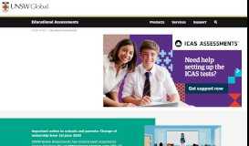 
							         Educational Assessments - UNSW Global								  
							    