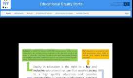 
							         Educational Equity Portal								  
							    