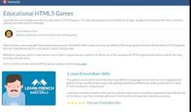 
							         Educational HTML5 Games - MarketJS								  
							    