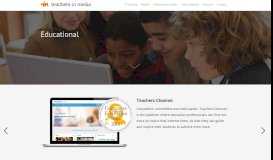 
							         Educational portals and websites - Teachers in media								  
							    