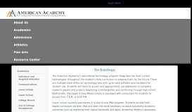 
							         Educational Technology - American Academy								  
							    
