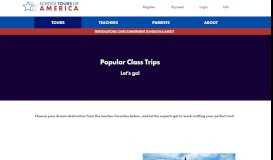 
							         Educational Tours - School Tours of America								  
							    