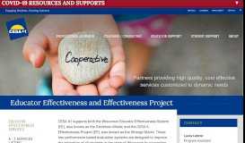 
							         Educator Effectiveness and Effectiveness Project - CESA 1								  
							    
