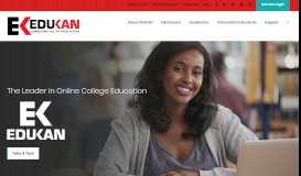 
							         EDUKAN Accredited Online College Courses | University ...								  
							    