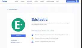 
							         Edulastic - Clever application gallery | Clever								  
							    