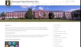 
							         Edulink One - Devonport High School for Girls								  
							    