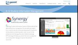 
							         Edupoint > Products > Synergy Education Platform > Synergy SIS								  
							    