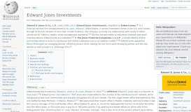 
							         Edward Jones Investments - Wikipedia								  
							    