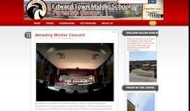 
							         Edward Town Middle School								  
							    