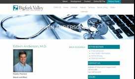 
							         Edwin Anderson, M.D. | Bigfork Valley Hospital								  
							    