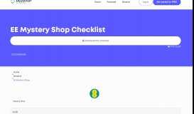 
							         EE Mystery Shop Checklist - SafetyCulture								  
							    