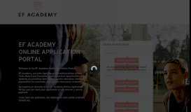 
							         ef academy online application portal								  
							    