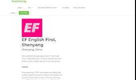 
							         EF English First, Shenyang | Teach Away								  
							    