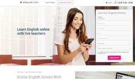 
							         EF English Live: The biggest Online English School with Live ...								  
							    