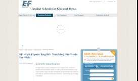 
							         EF High Flyers Teaching Methods for Kid								  
							    