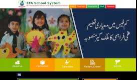 
							         EFA School Systems | A Project of the Largest Educational Network of ...								  
							    