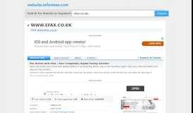
							         efax.co.uk at WI. Online Fax - Send & Receive Faxes by Email or ...								  
							    