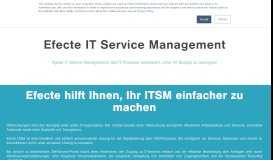 
							         Efecte IT Service Management								  
							    