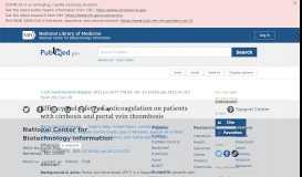 
							         Efficacy and safety of anticoagulation on patients with cirrhosis and ...								  
							    