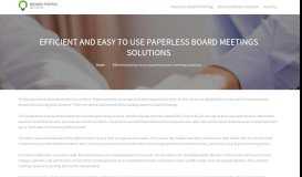 
							         Efficient and easy to use solutions for paperless board ... - Board Portal								  
							    