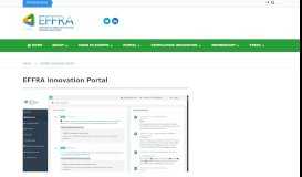 
							         EFFRA Innovation Portal | EFFRA								  
							    