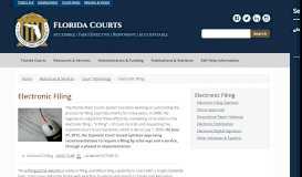 
							         eFiling - Florida Courts								  
							    