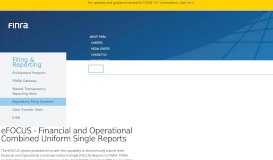 
							         eFOCUS - Financial and Operational Combined Uniform ...								  
							    