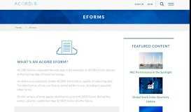 
							         eForms - Acord								  
							    