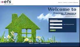 
							         EFS - Energy Finance Solutions Contractor Portal								  
							    