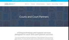 
							         EFSP for Court eFiling, Designed for Court & Court Partner Success								  
							    