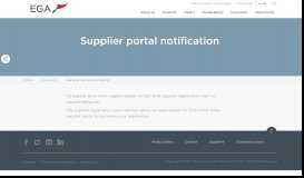 
							         EGA's Suppliers - Supplier Portal | EGA								  
							    