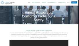 
							         EGCS | Ethos Group Compliance Solutions								  
							    