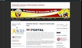 
							         EGUSD Portal – Report Cards/Opt Out : Isabelle Jackson Elementary ...								  
							    