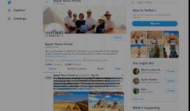 
							         Egypt Tours Portal (@toursportal) · Twitter								  
							    