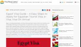 
							         Egypt Visa Guide - 4 Easy Steps to Apply for Egyptian Tourist Visa, e ...								  
							    