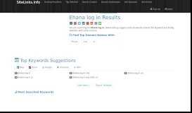 
							         Ehana log in Results For Websites Listing - SiteLinks.Info								  
							    