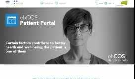 
							         ehCOS Patient Portal. Productos para Hospitales y Centros de Salud								  
							    