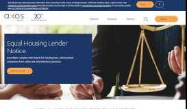 
							         EHL Notice | Axos Bank | Equal Housing Lender								  
							    