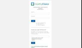 
							         EHP Healthy Choice Portal - Motion Connected								  
							    