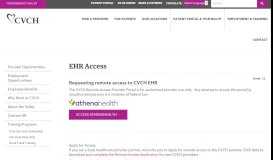 
							         EHR Access | Columbia Valley Community Health								  
							    