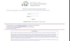 
							         EIA Single Sign On Login Screen								  
							    