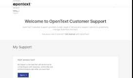
							         EIM Customer Service, Support and Help | OpenText								  
							    
